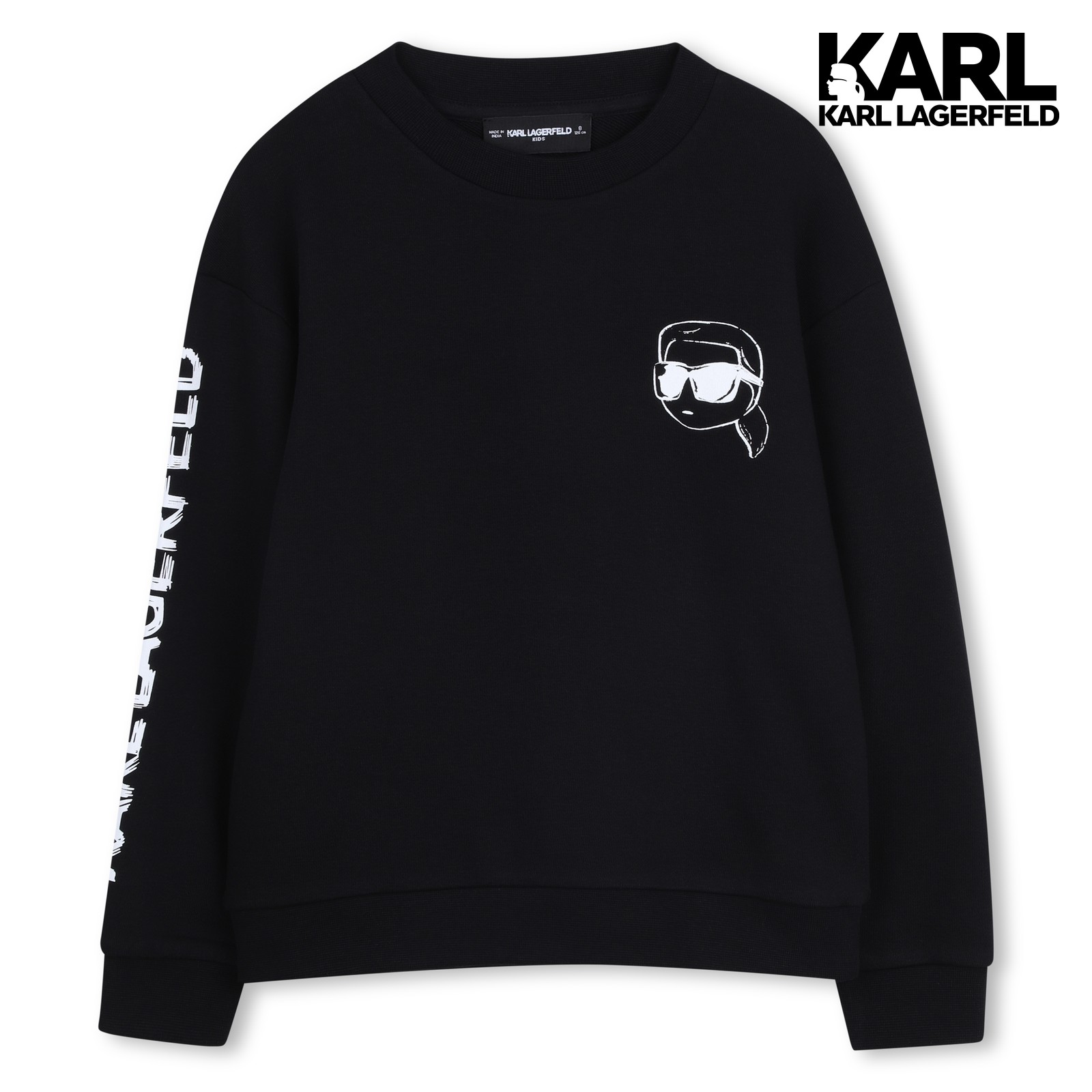 Sudadera estampada negro
