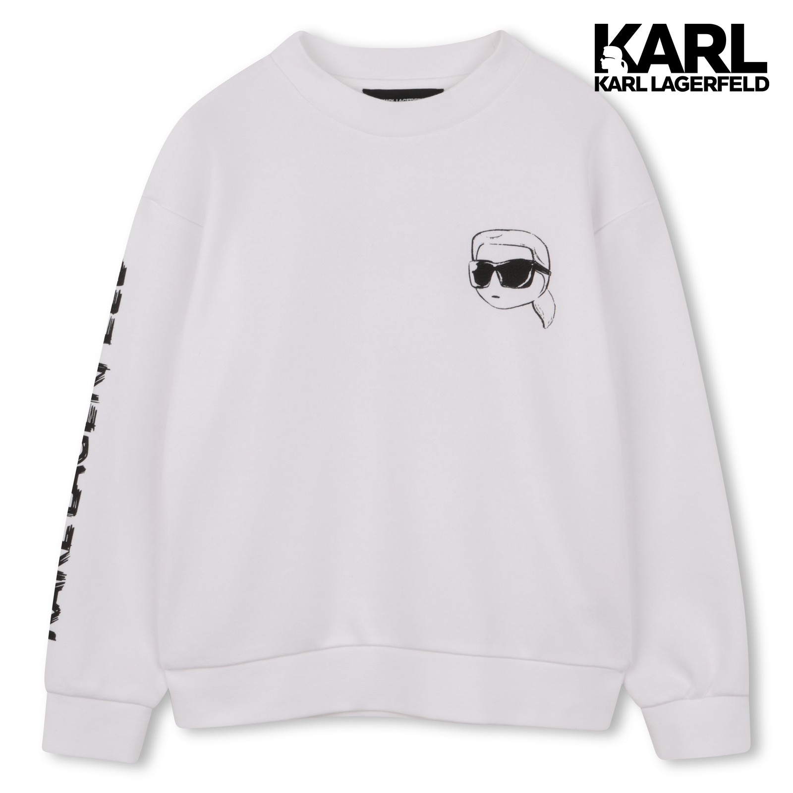 Sudadera estampada blanco