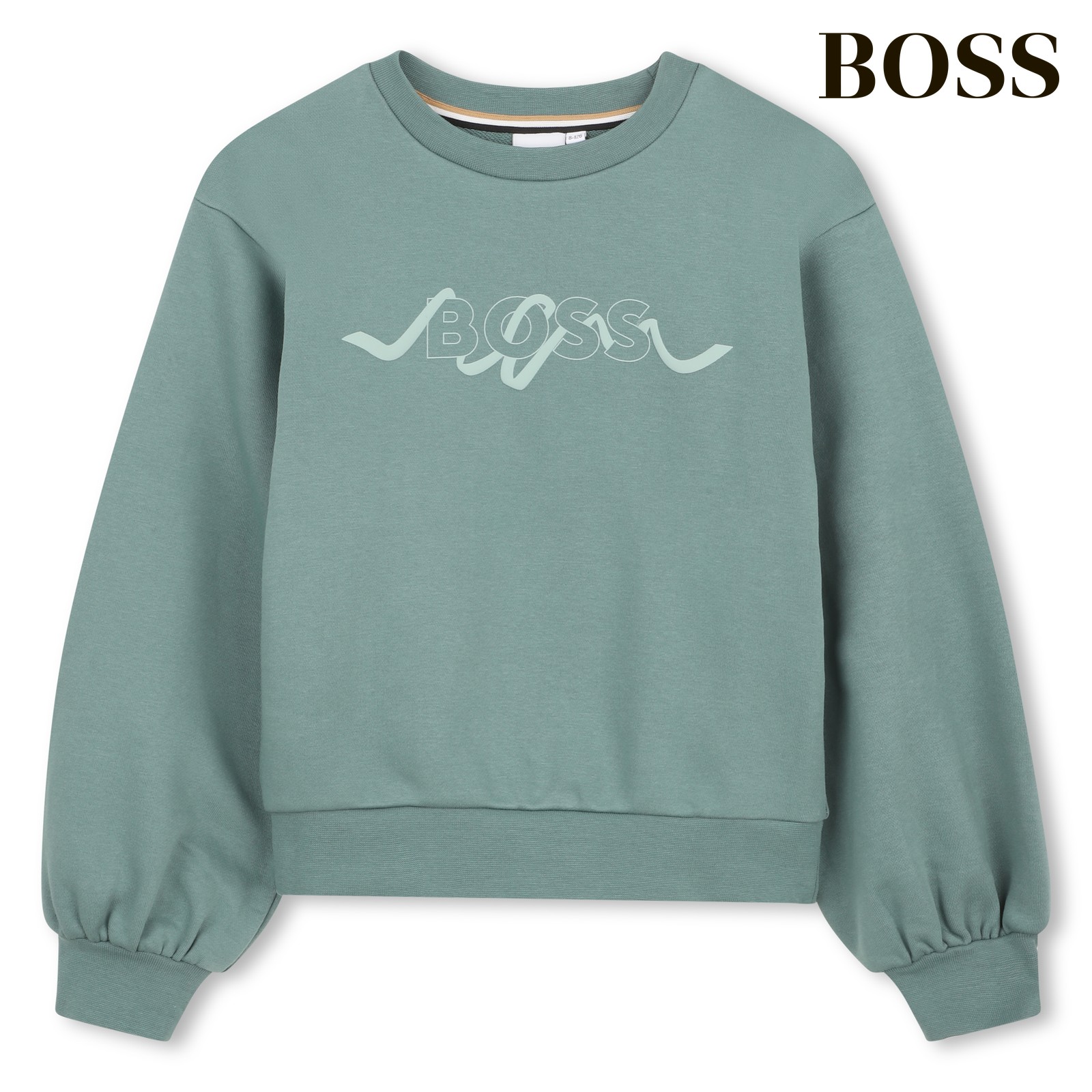 Sudadera fleece verde pino