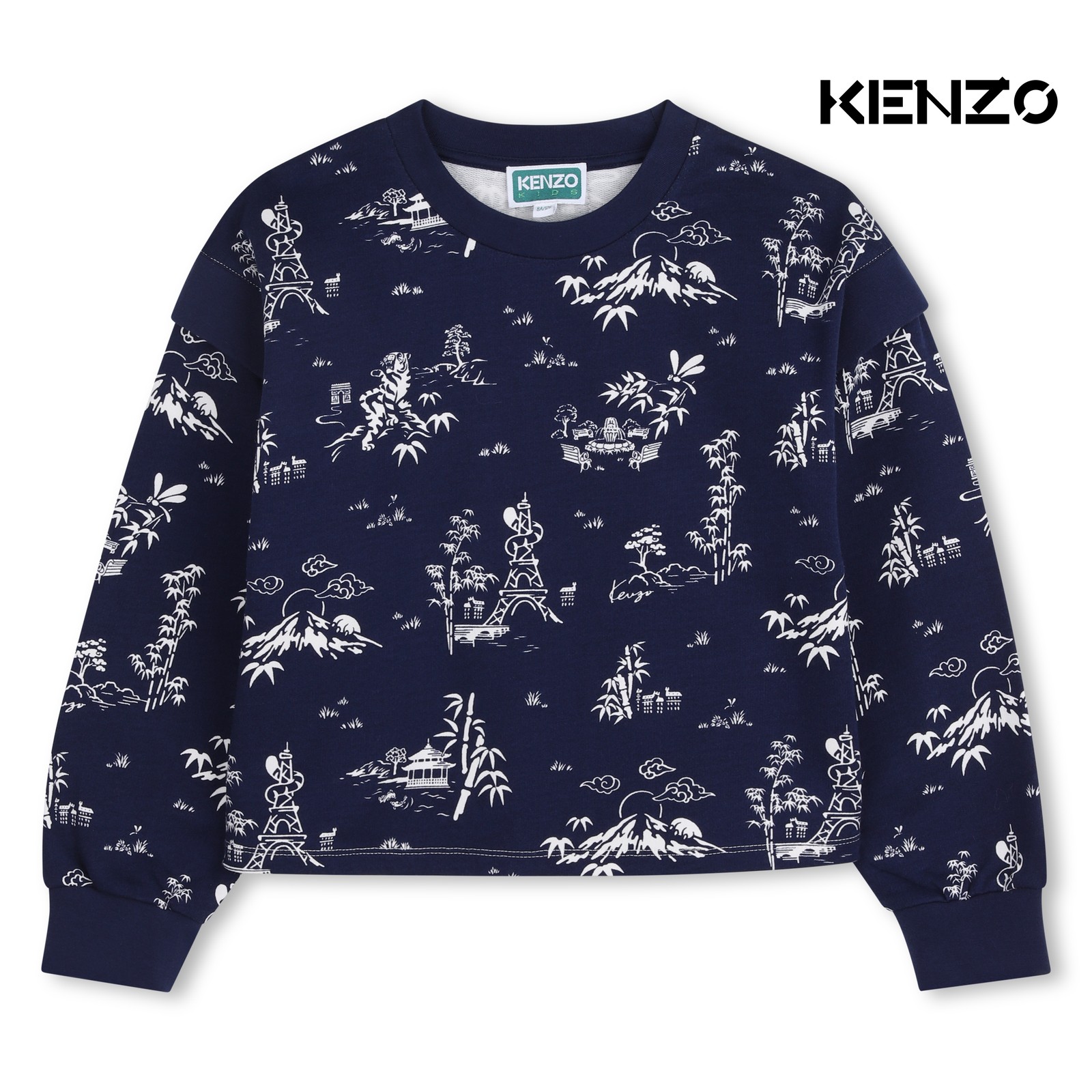 Sudadera fleece azul medieval
