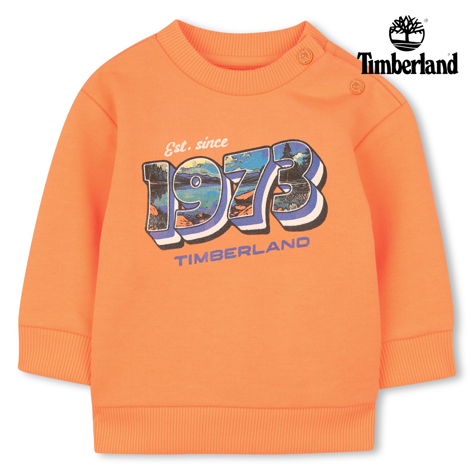 Sudadera fleece melón brillante