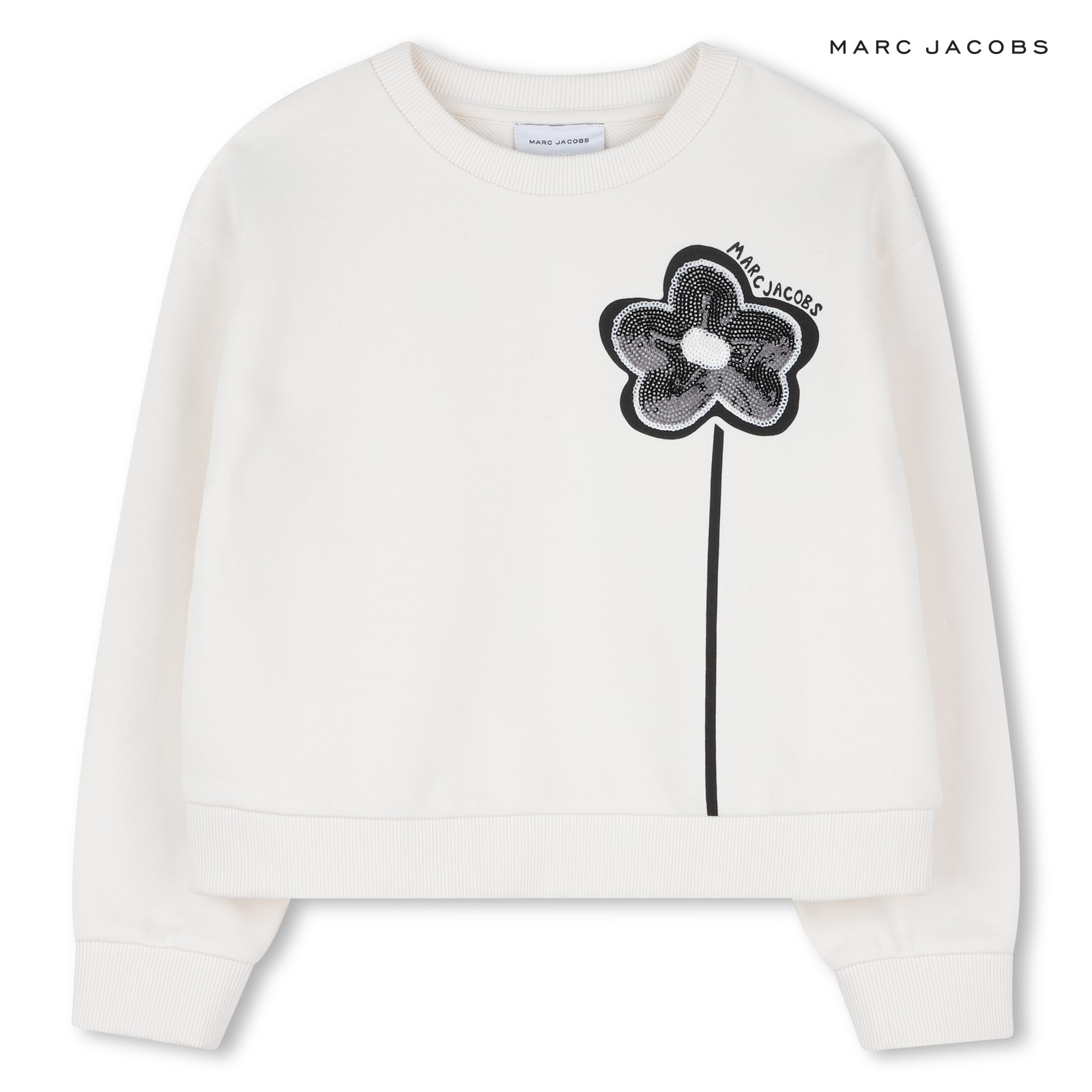 Sudadera fleece marfil