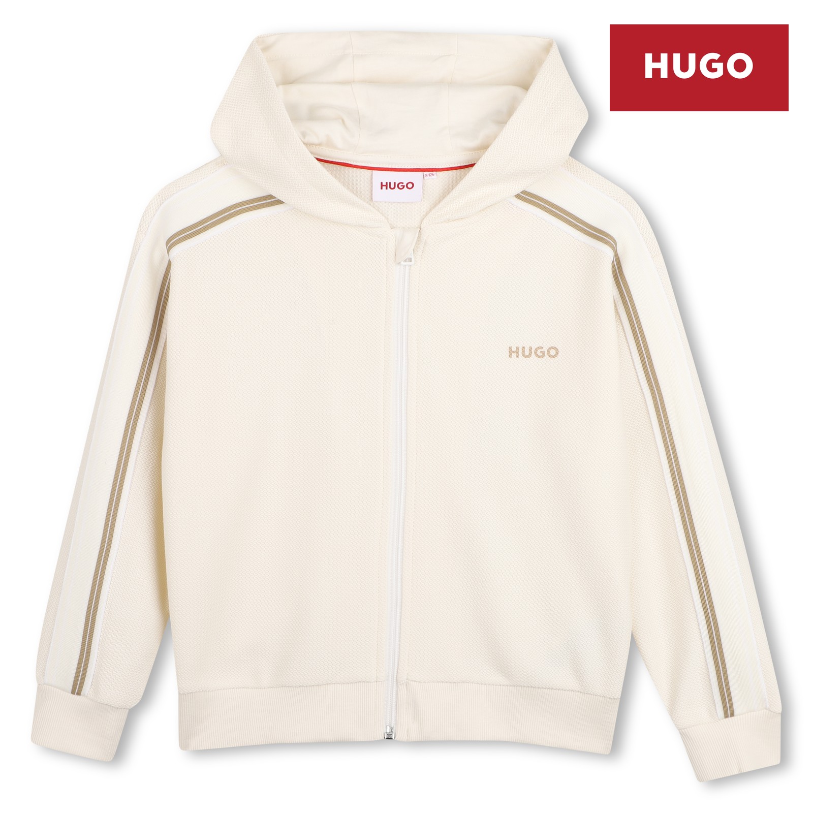 Sudadera jogger con capucha crudo