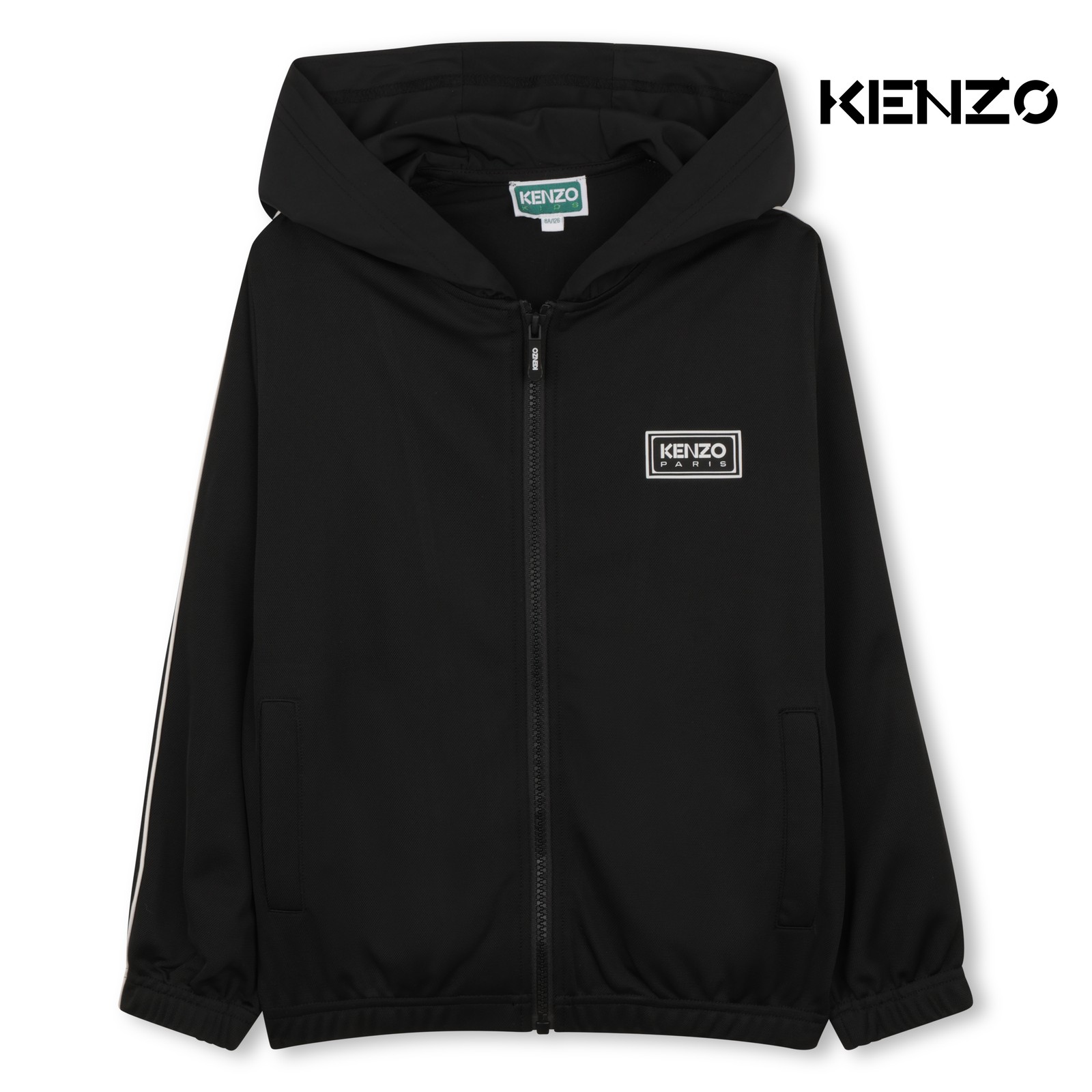 Sudadera jogger con capucha negro