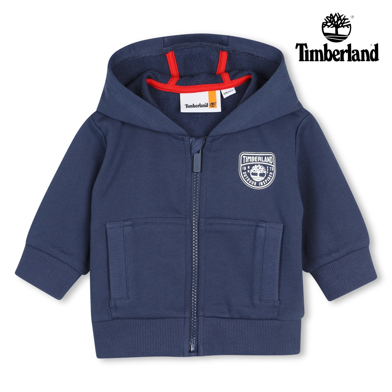 Sudadera jogger con capucha azul pizarra