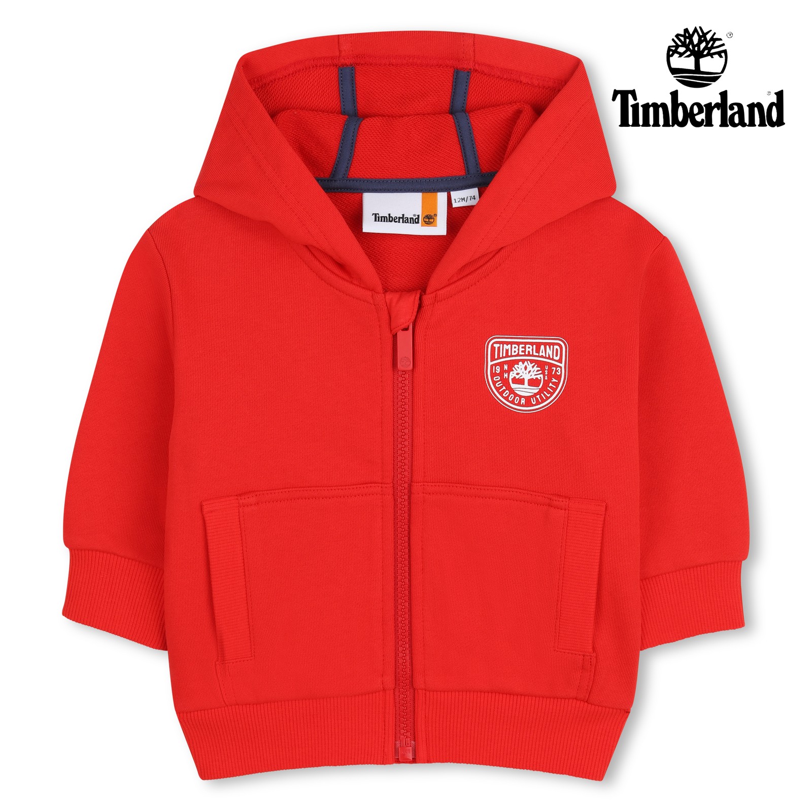 Sudadera jogger con capucha rojo
