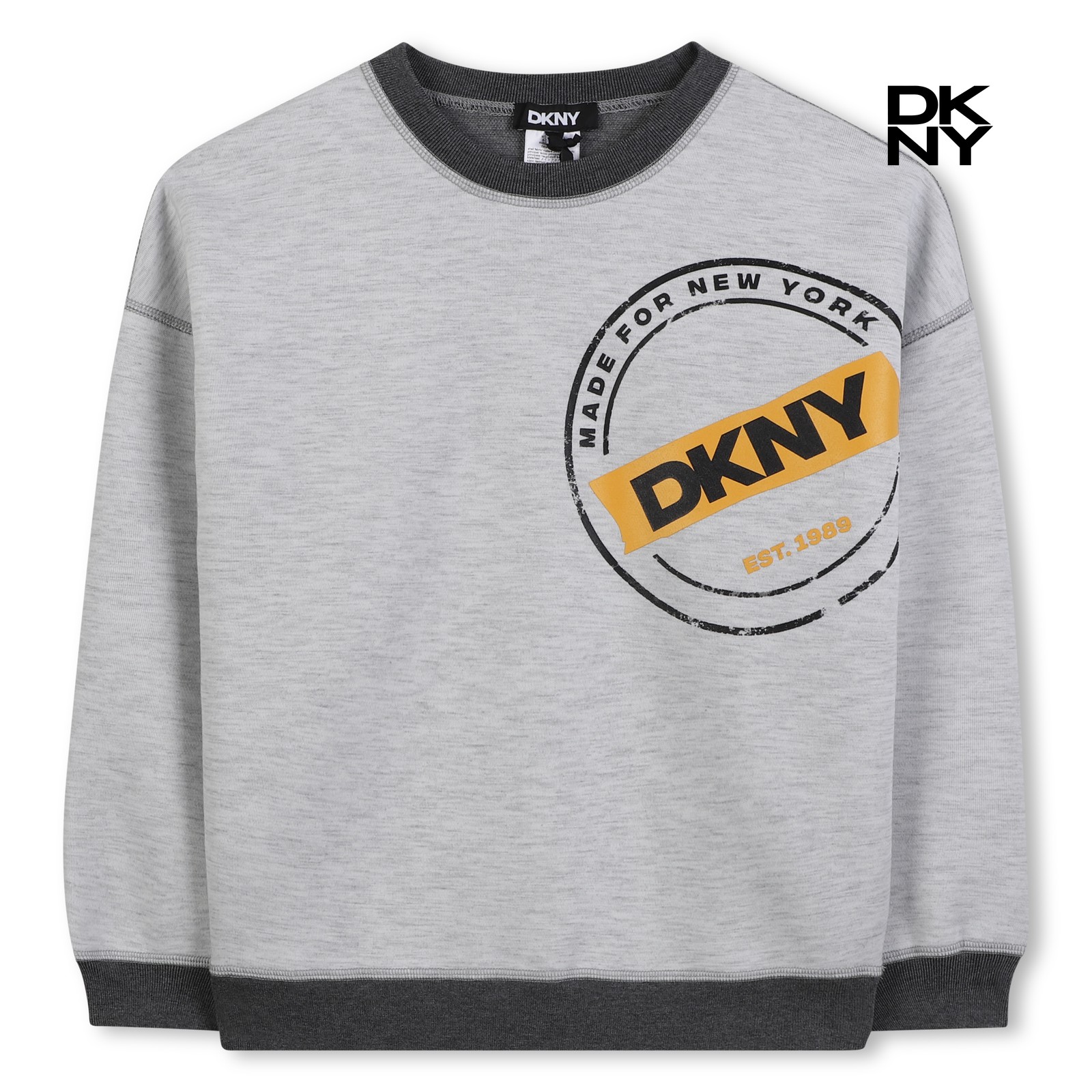 Sudadera reversible gris china oscuro