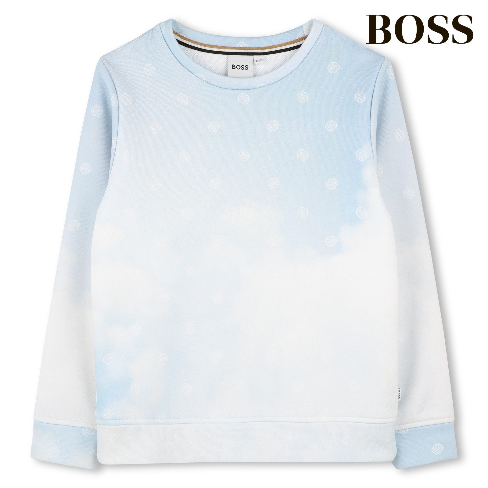 Suéter estampado azul persa
