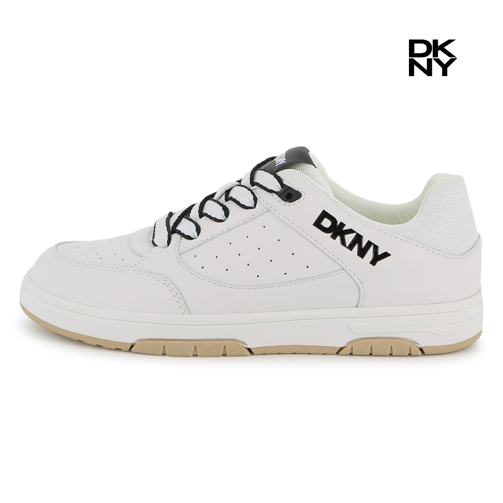 Zapatillas con cordones blanco
