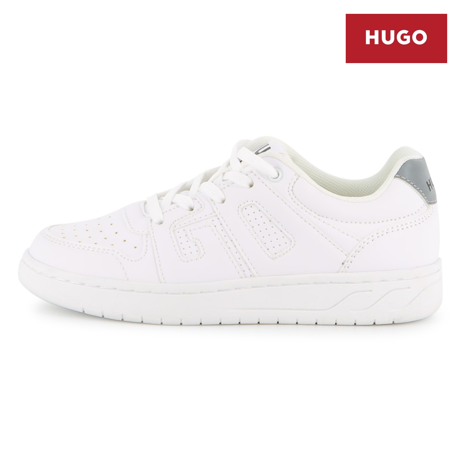 Zapatillas con cordones blanco