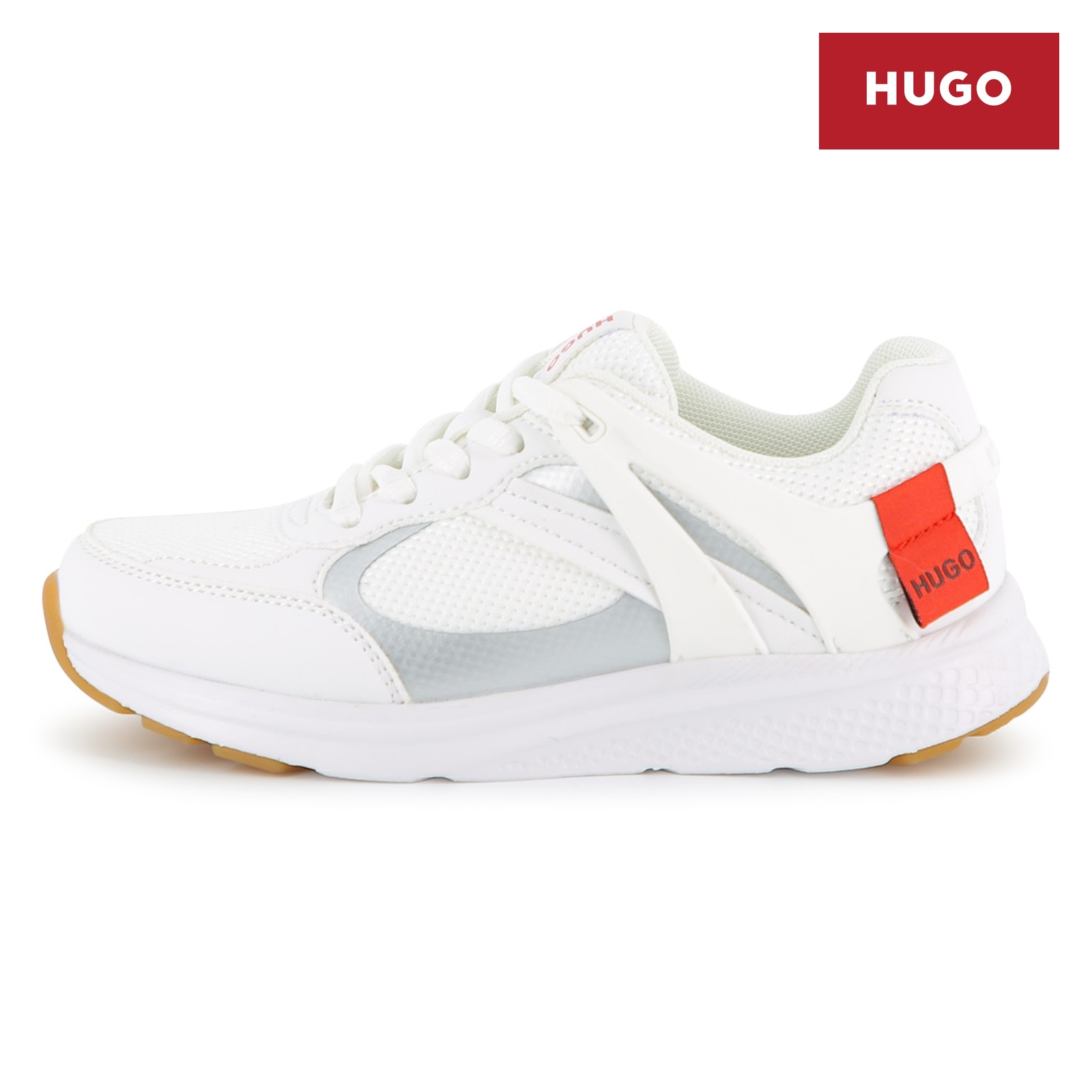 Zapatillas con cordones blanco