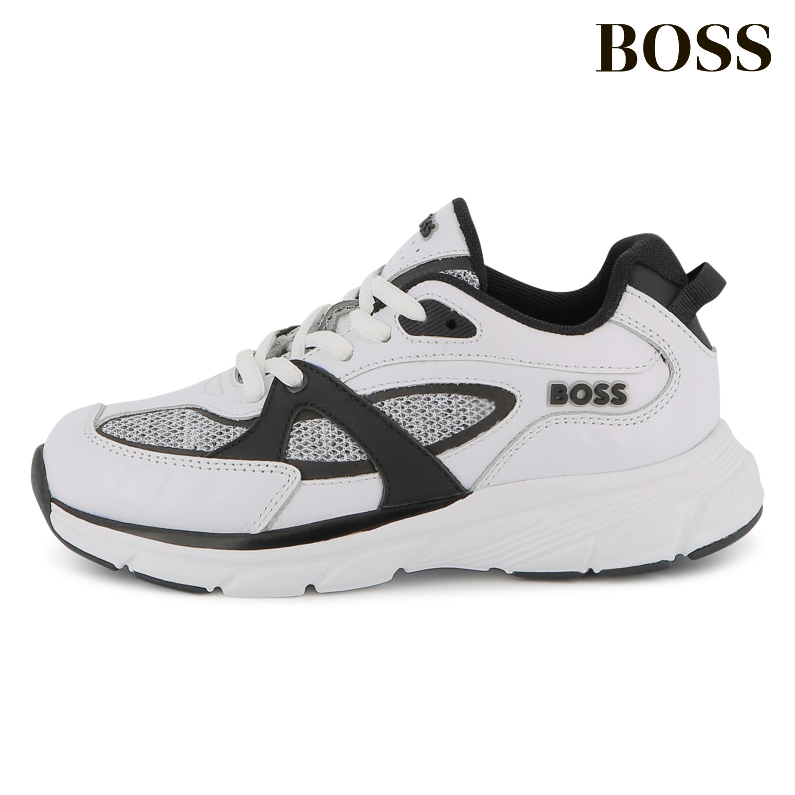 Zapatillas con cordones blanco