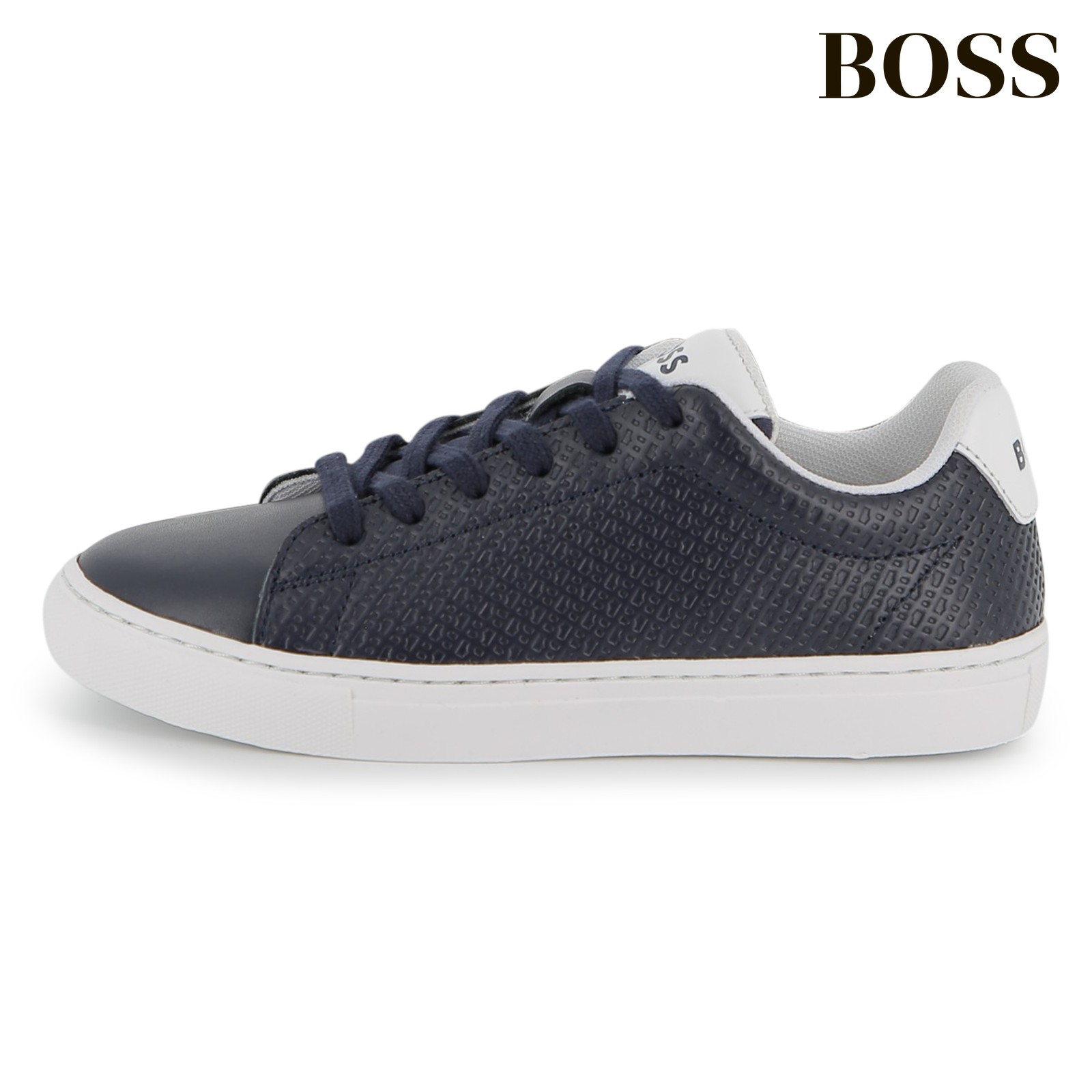 Zapatillas con cordones marino