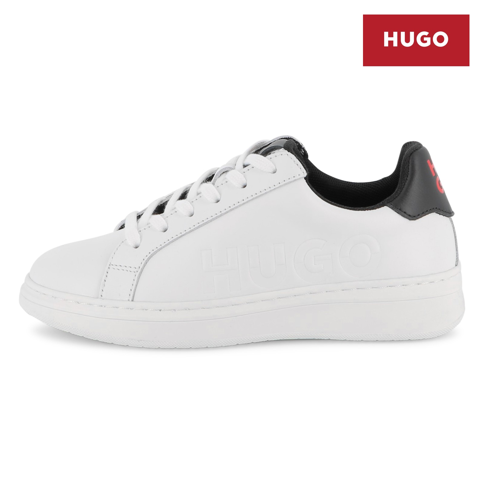Zapatillas de piel de vacuno blanco