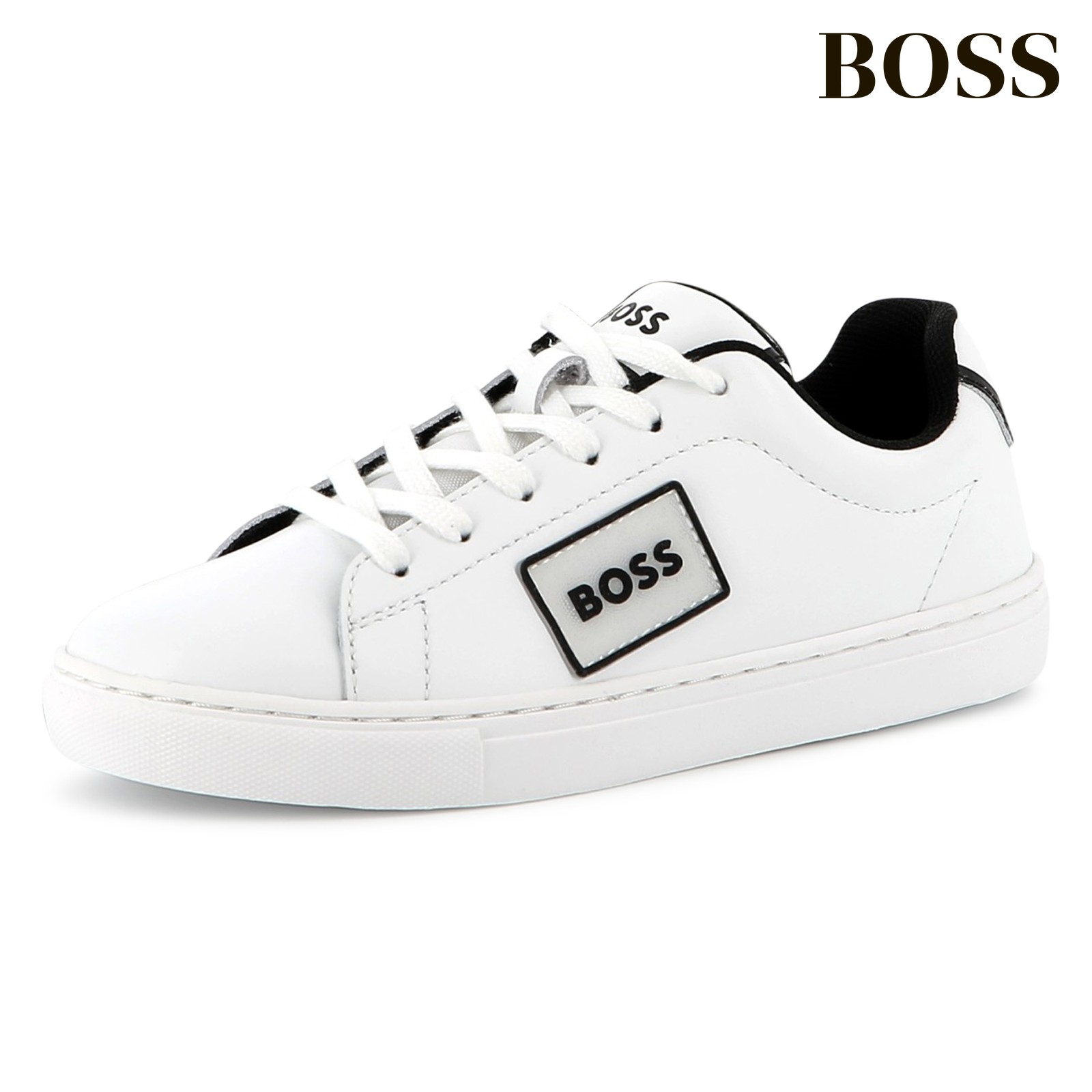 Zapatillas de piel de vacuno blanco