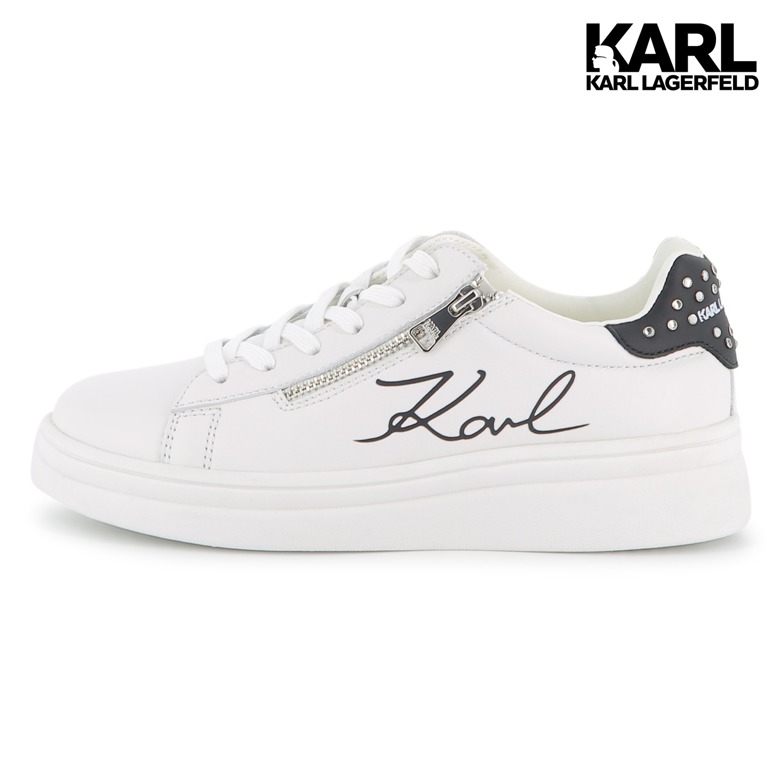 Zapatillas de piel de vacuno blanco