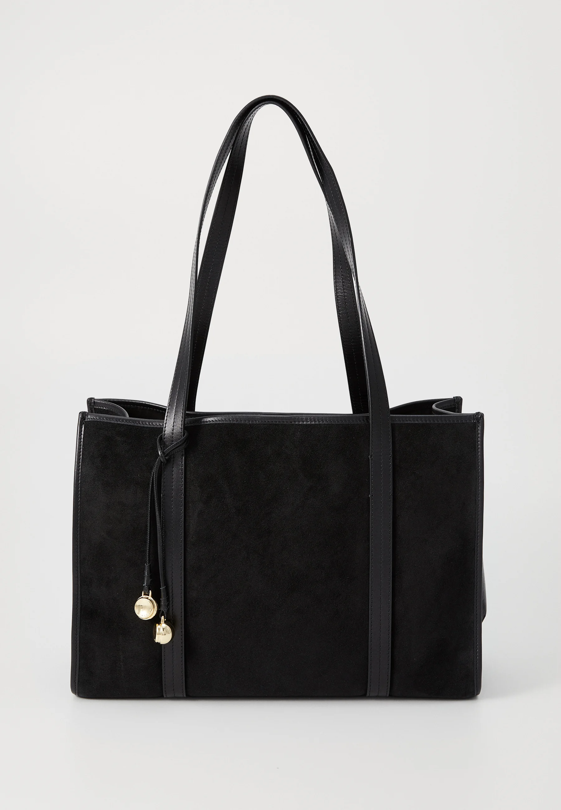 Soft Leather Shopping Tote Bag