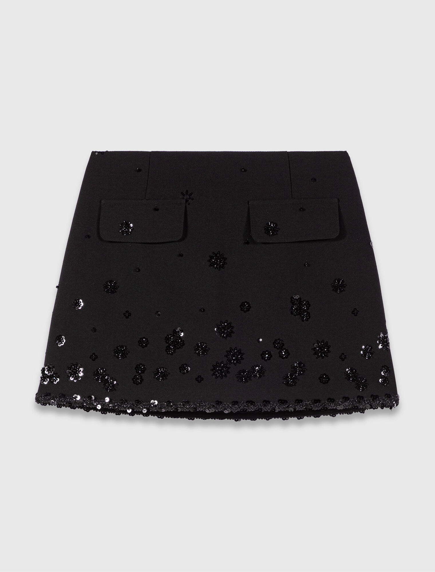 Embroidered skort